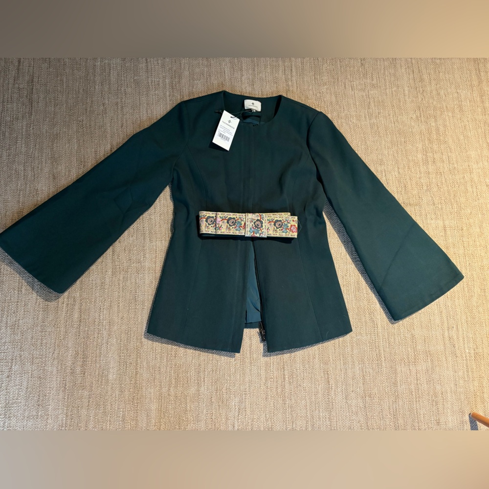 Tuckernuck Teal Jacket with Belt 4